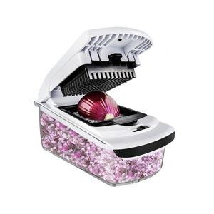 Fullstar Vegetable Chopper and Spiralizer - Food Chopper with Container, Fruit Slicer, Kitchen Gadgets & Accessories, Home Essentials (All in 1, White)