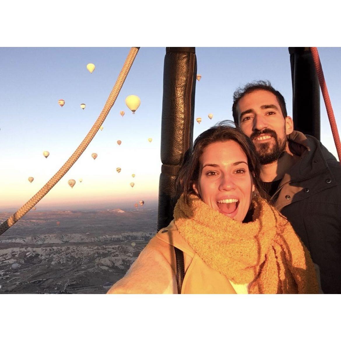 El sueño de viajar en globo aerostático. Kapadokya, Turquia. 2017