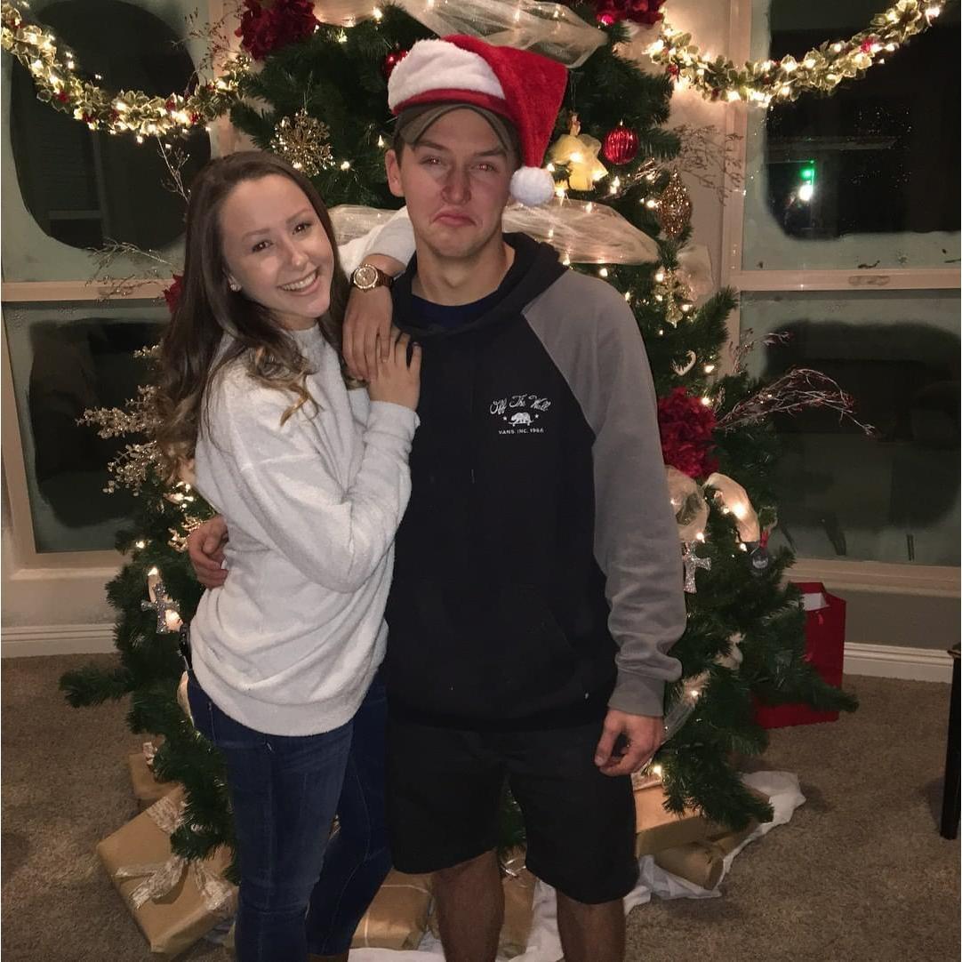 I swear he loves me, as much as he loves how much I love Christmas!