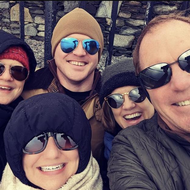 Bundled up for the Cliff Walk!