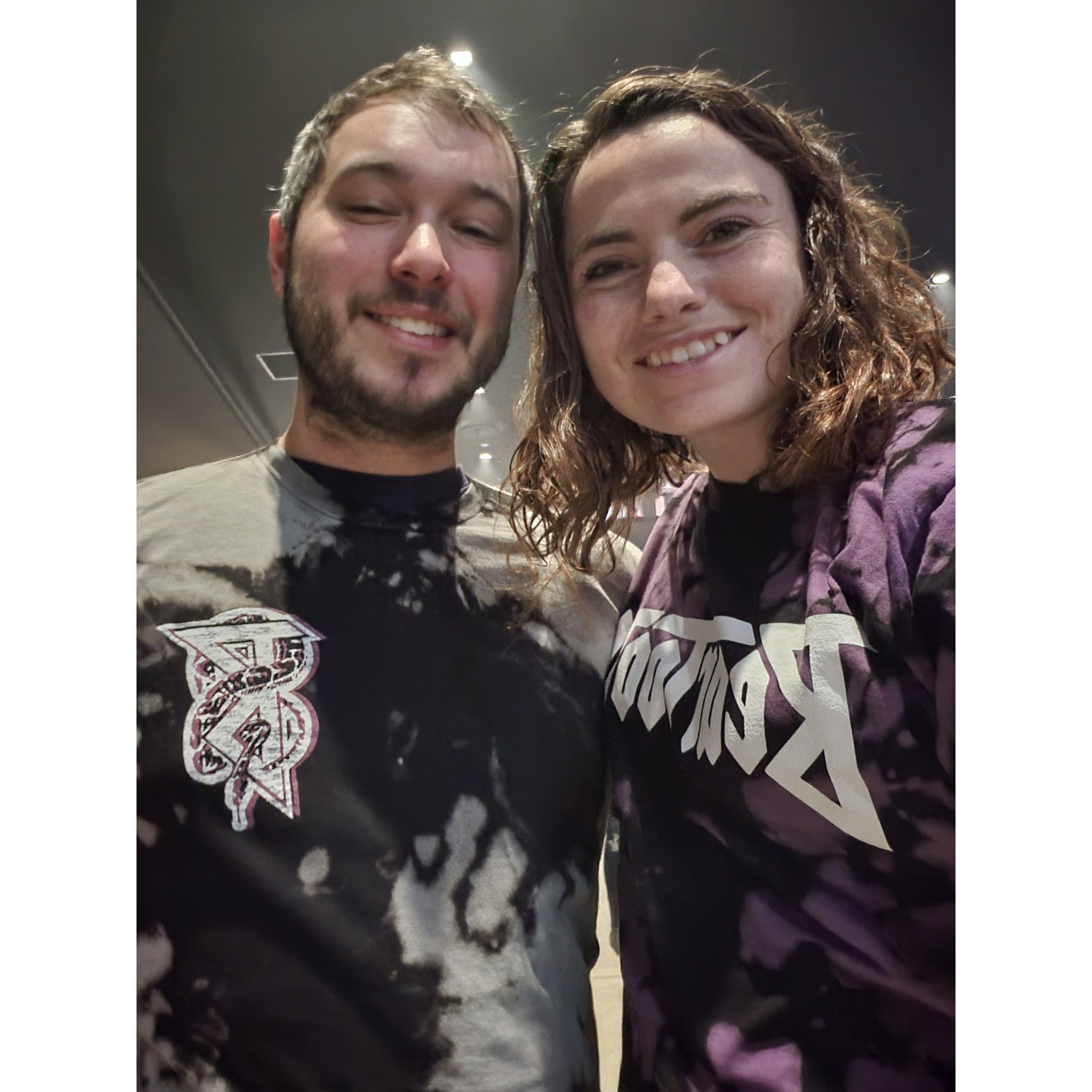 One of the many concerts we've been to together