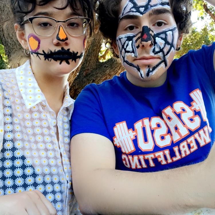 Flexing our artistic skills for Halloween!