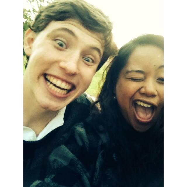 Being our kooky selves.