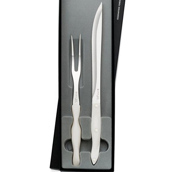 Cutco Carving Set in Gift Box Pearl Handle