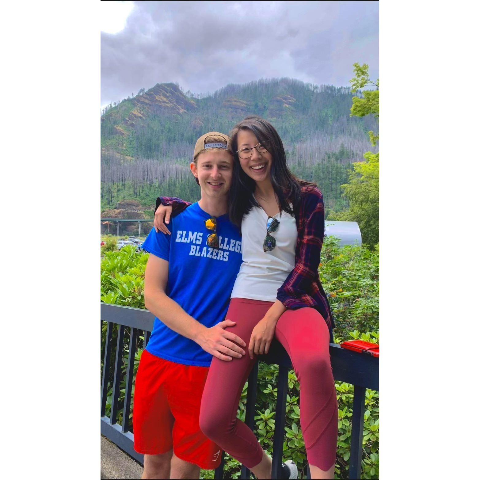 At the Columbia River Gorge in Oregon!