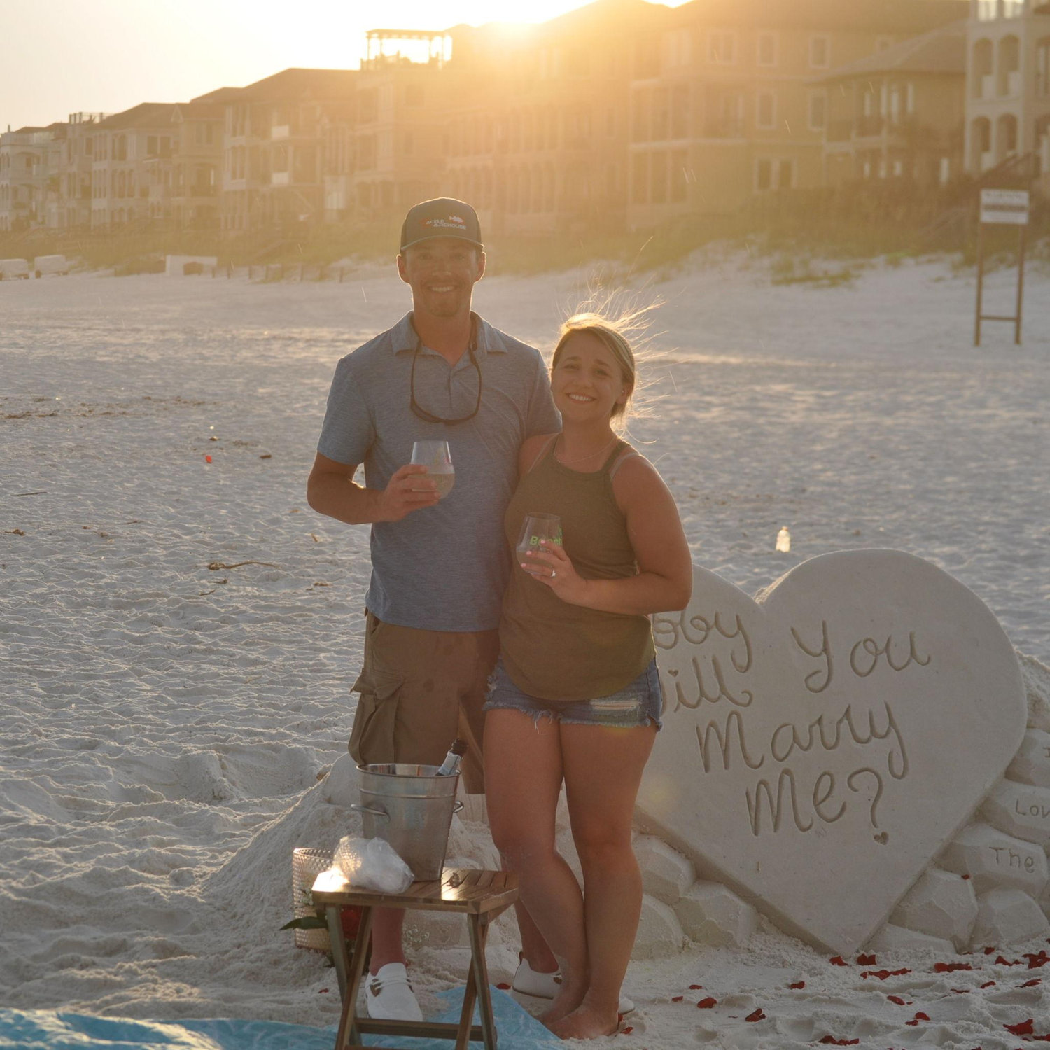 Right after I said YES!