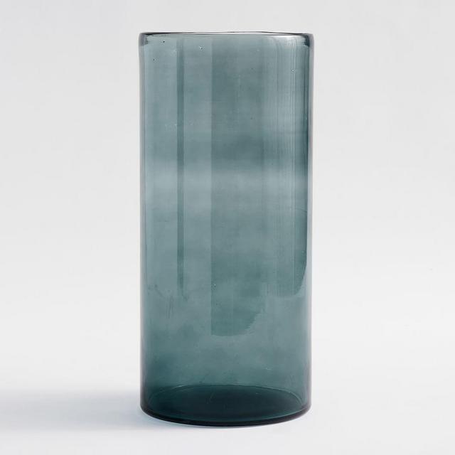 Montauk Frosted Hurricanes, Indigo/Clear, Large, 7"x15.25"