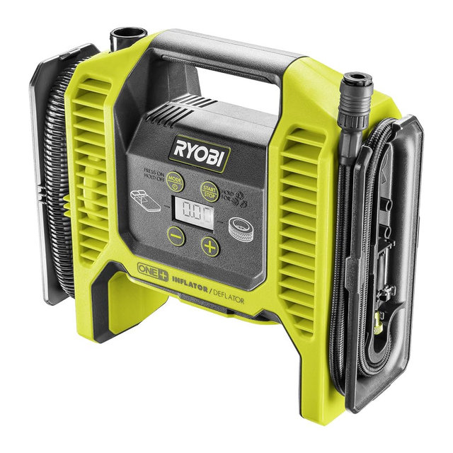 RYOBI 18V ONE+ Battery Multicompressor R18MI-0 Digital Max Pressure 10.3 Bar Without Battery and Charger - Green