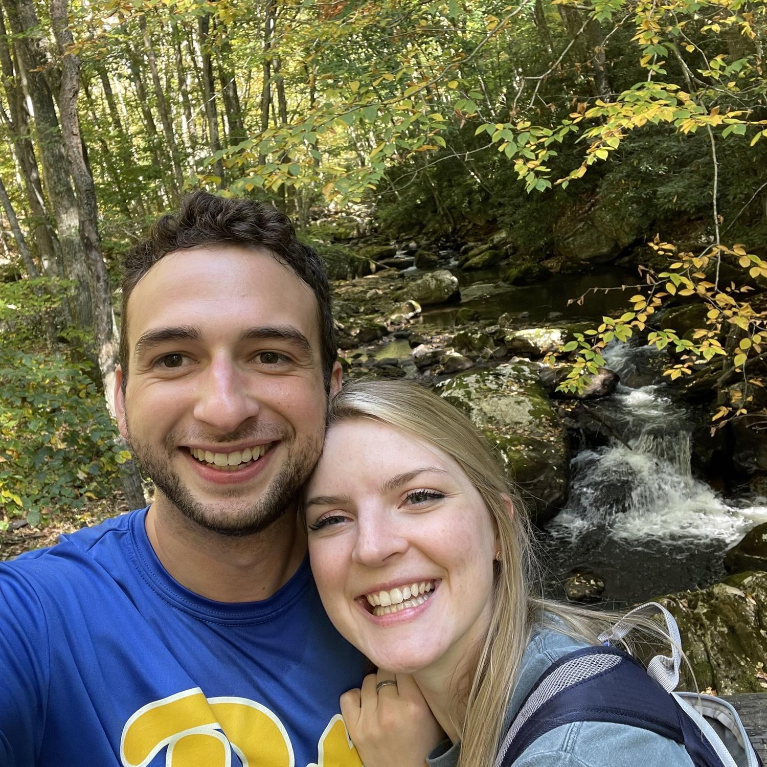 Lots of hikes! This one at The Cascades in Blacksburg, VA