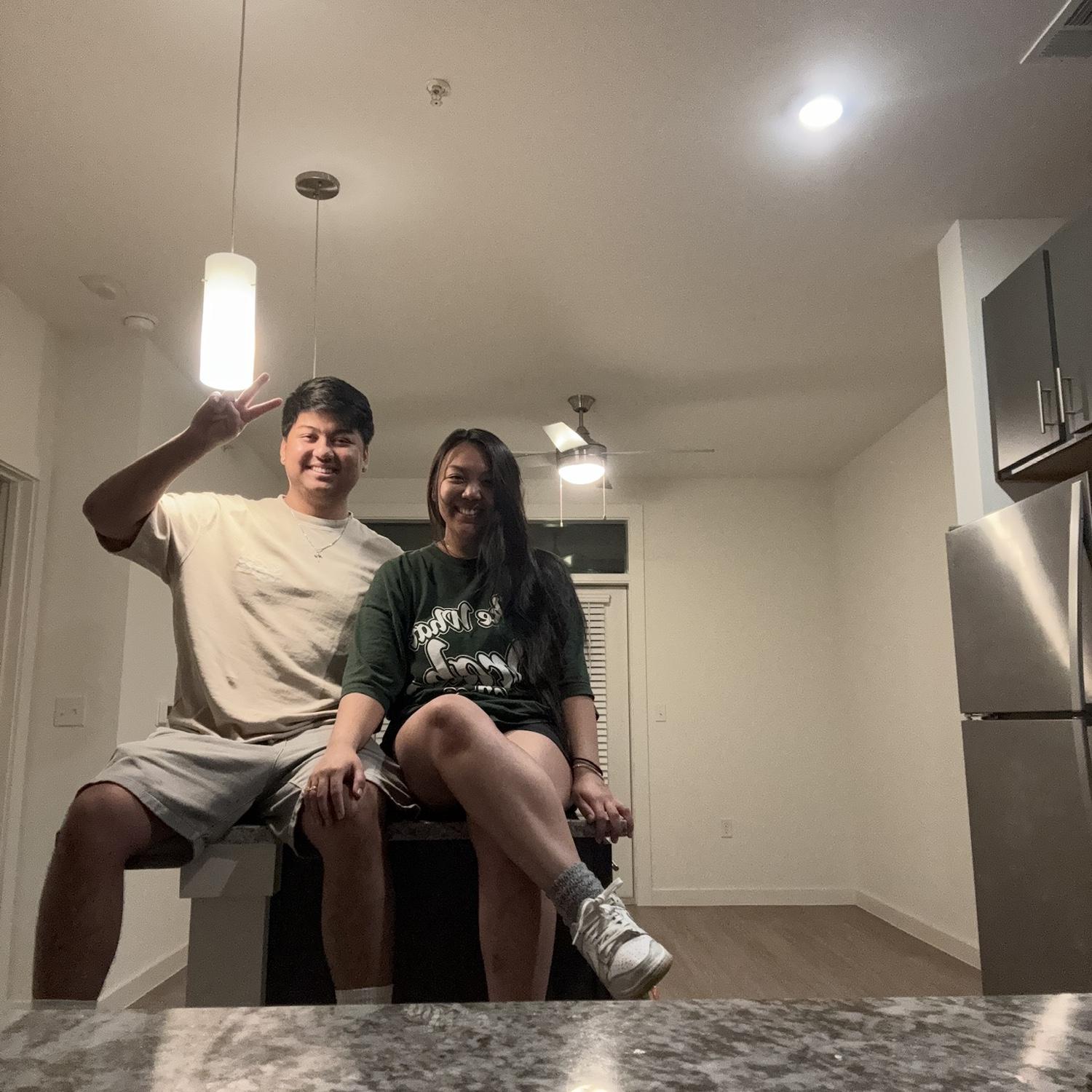 Moved into our first apartment!