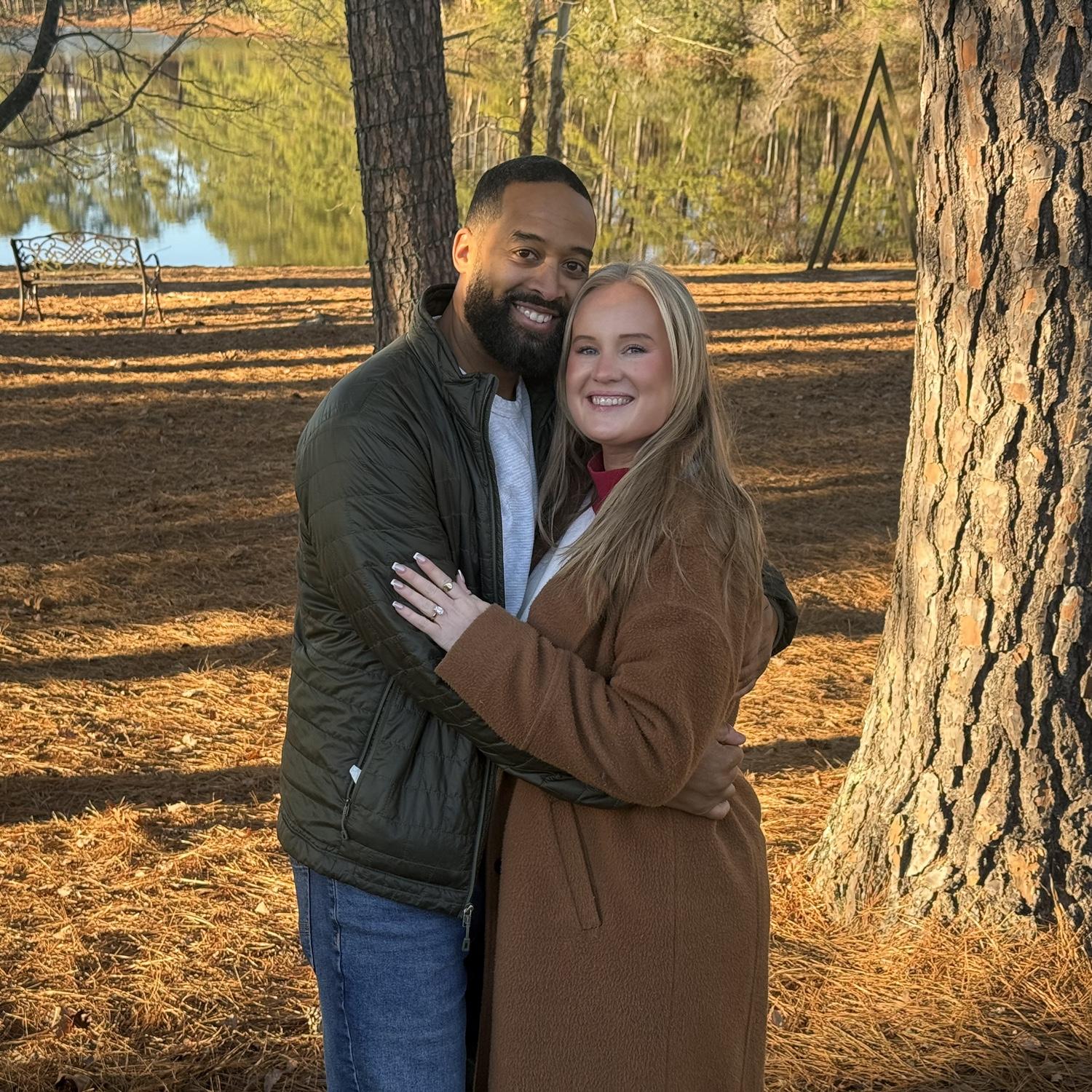 The day we got engaged! We celebrated at Jolene Winery. A perfect November Day!