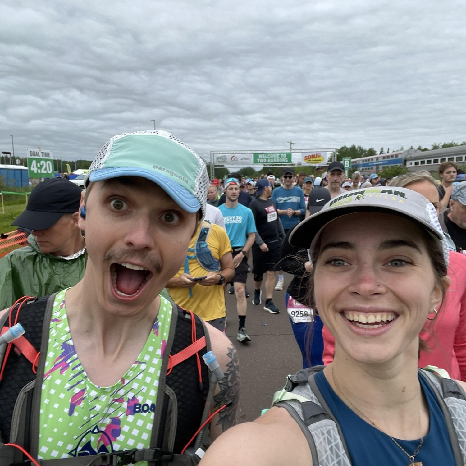 Running our first marathon together!