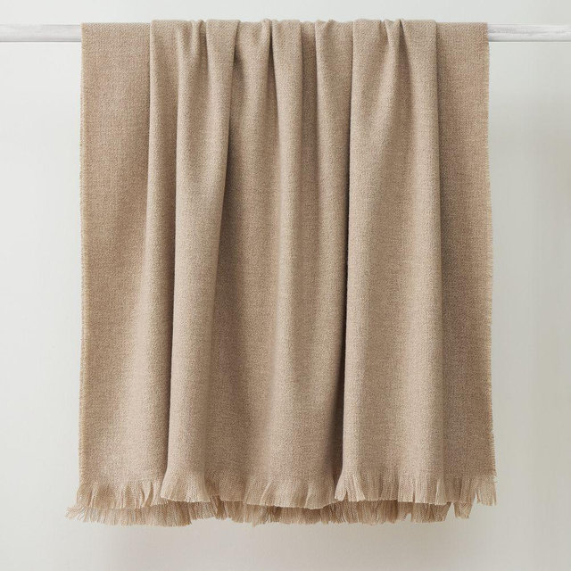 Brushed Woven Throw, 50x60, Clay
