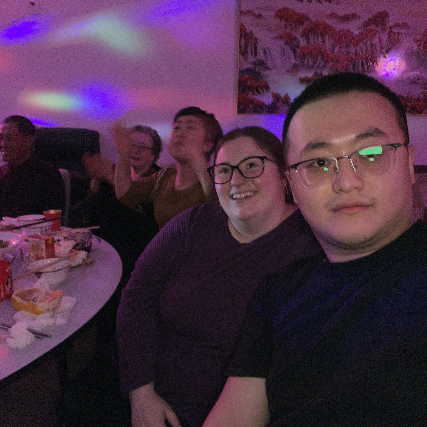 Enjoying family karaoke time for Lunar New Year 2024. Good singing runs in the family!