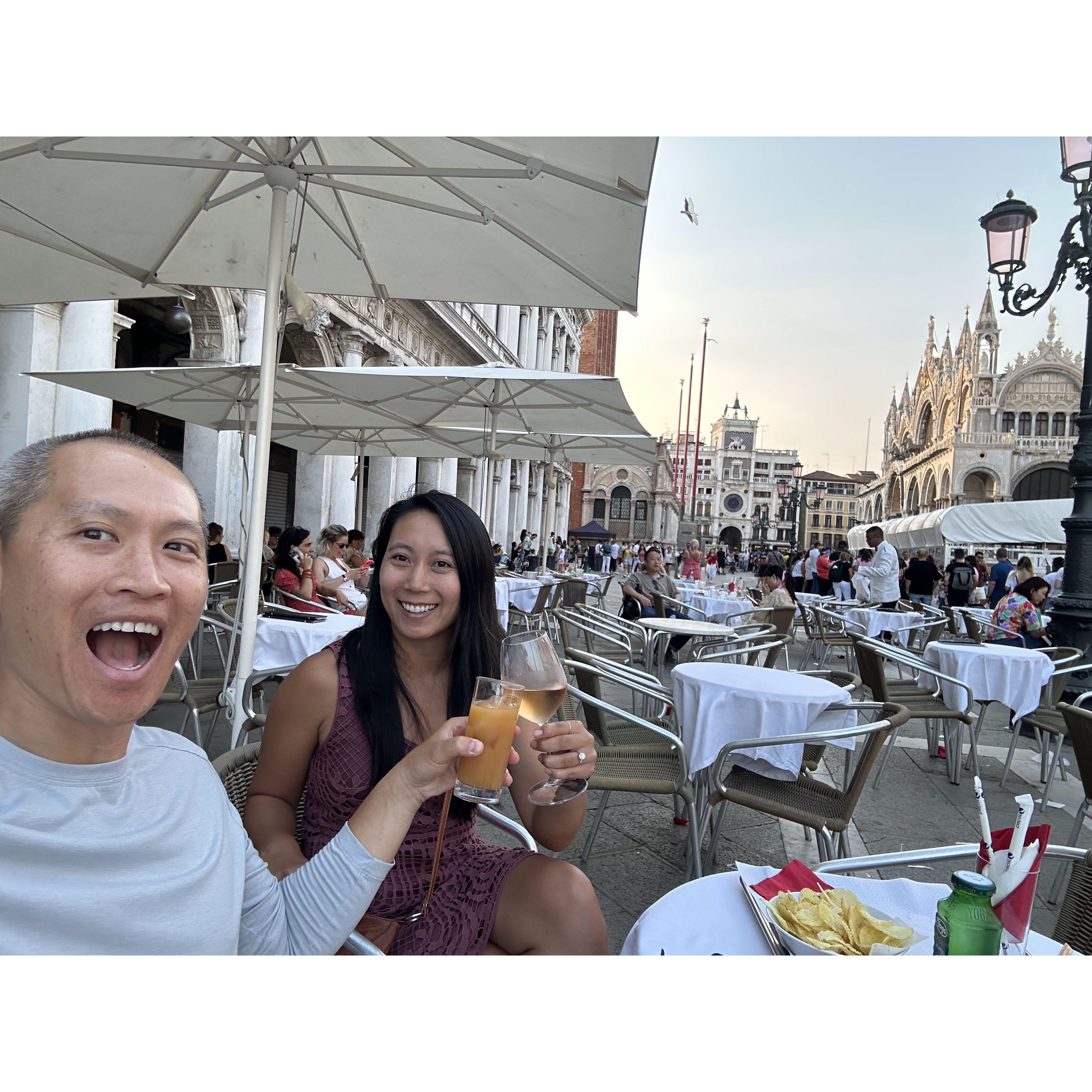 Got engaged in Italy!