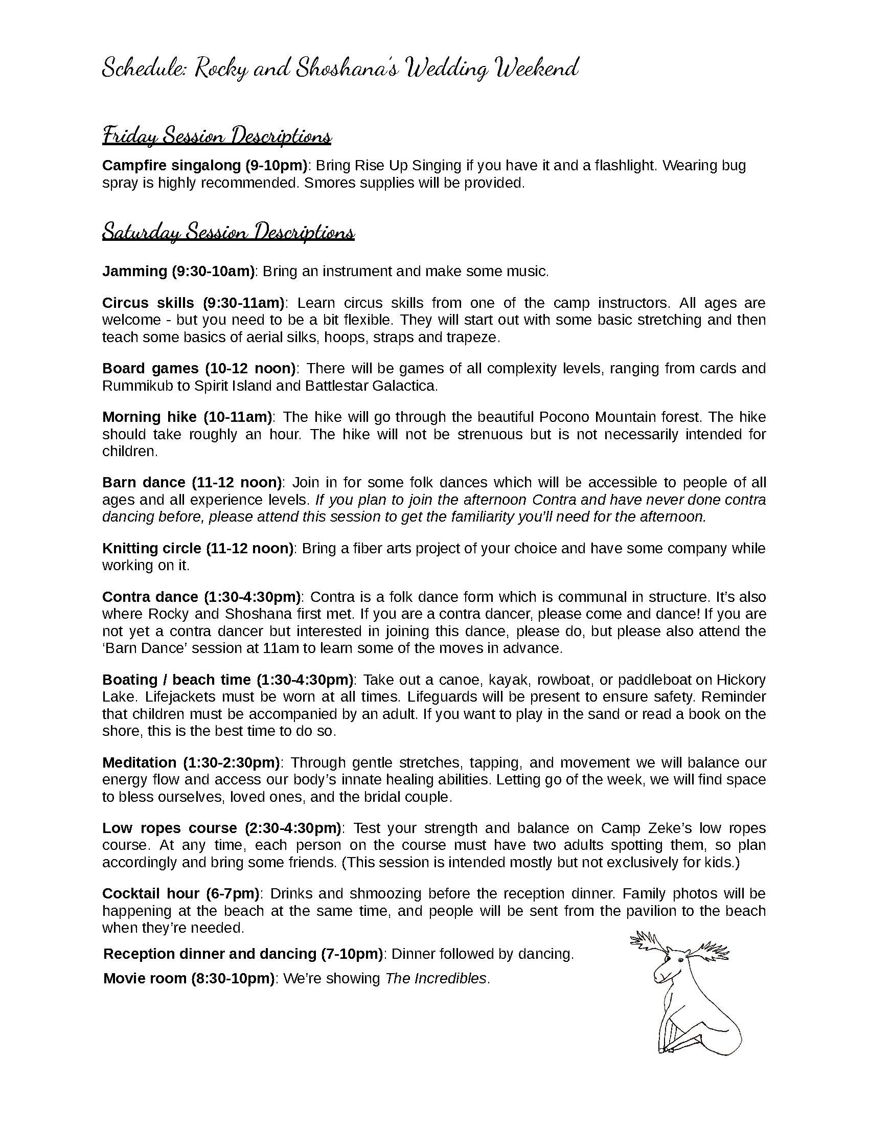 The Wedding Website of Shoshana Silverman and Rocky Marcus