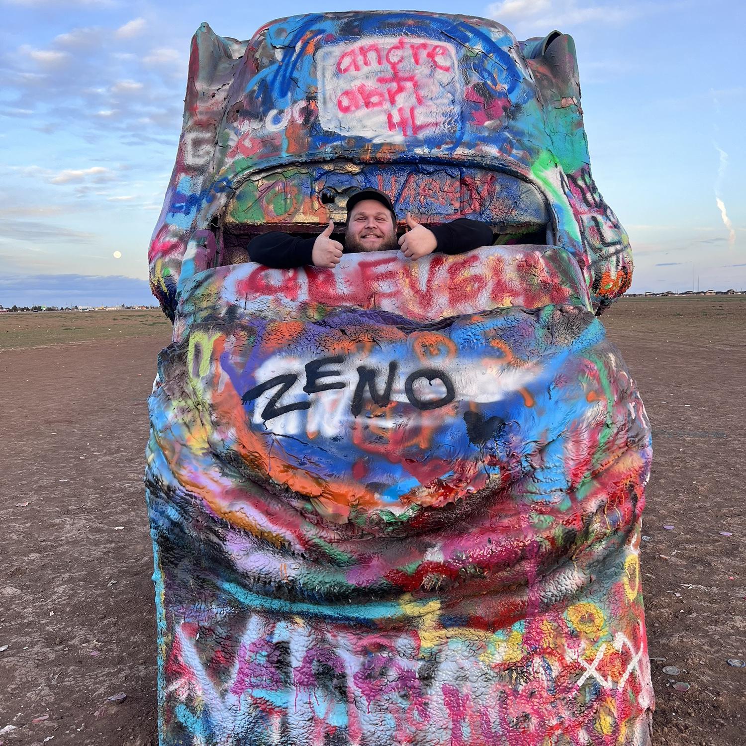 Taggin caddy’s in Texas ! 2023 road trip!!