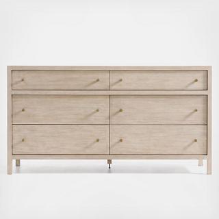 Keane 6-Drawer Solid Wood Dresser