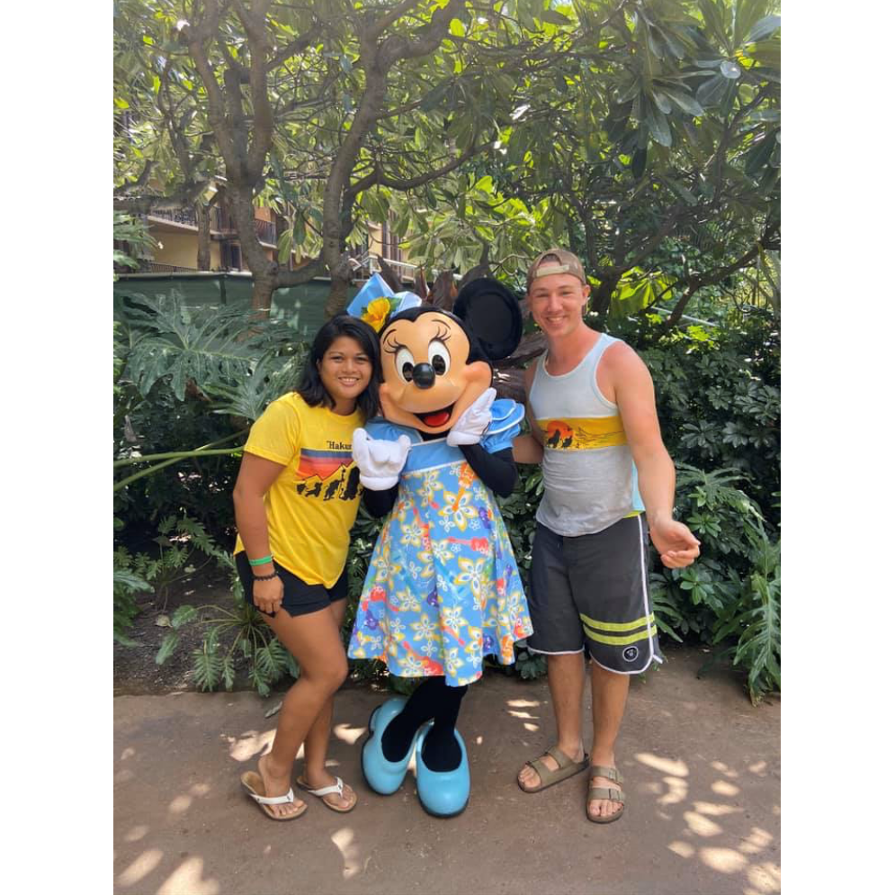 Our engagement photo shoot was literally next door to Disney's Aulani Resort.  We were very fortunate to spend two days there.