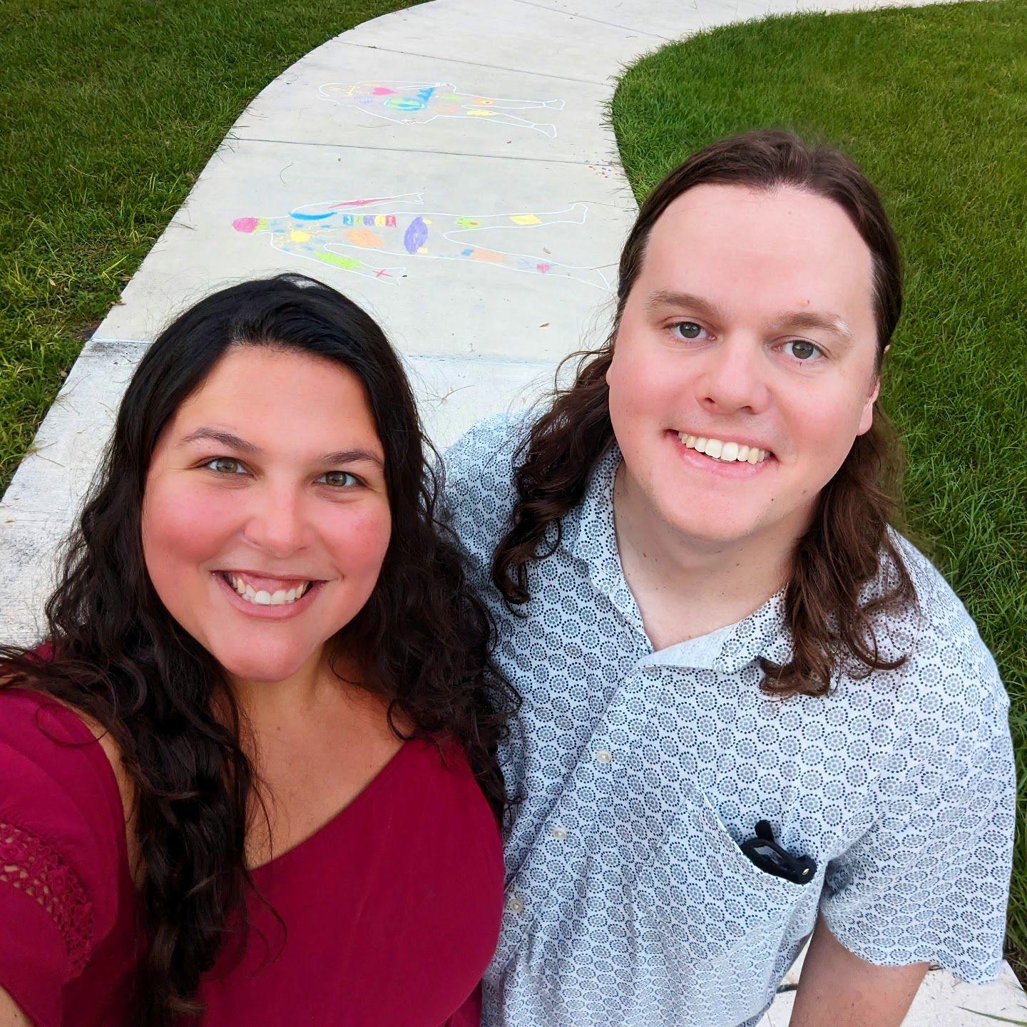 Chalk outline #adventurechallenge date