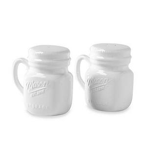 Tabletops Unlimited® - Mason Porcelain Salt and Pepper Shakers
