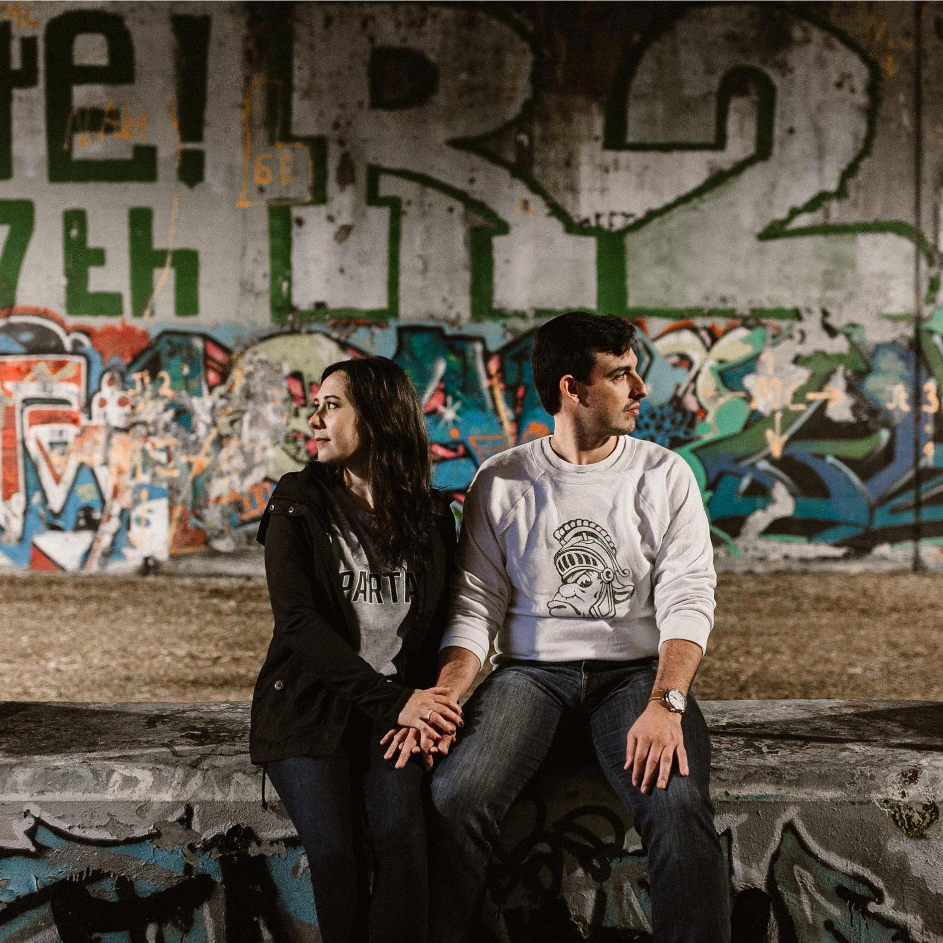 Graffiti on the Dequindre Cut (photo credit: Jessica Lynn Perry)
