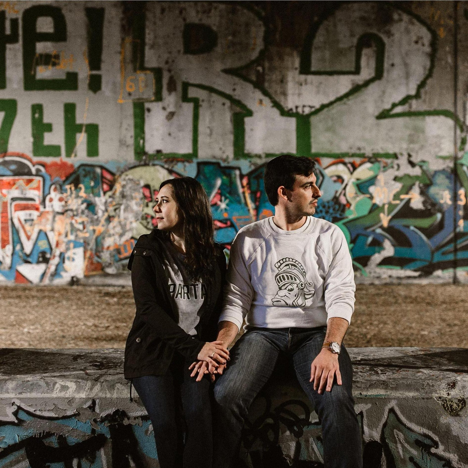 Graffiti on the Dequindre Cut (photo credit: Jessica Lynn Perry)