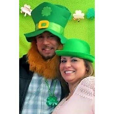 Our first official date as boyfriend and girlfriend at Jo's bar the Outage for you guessed it St Pattys!!