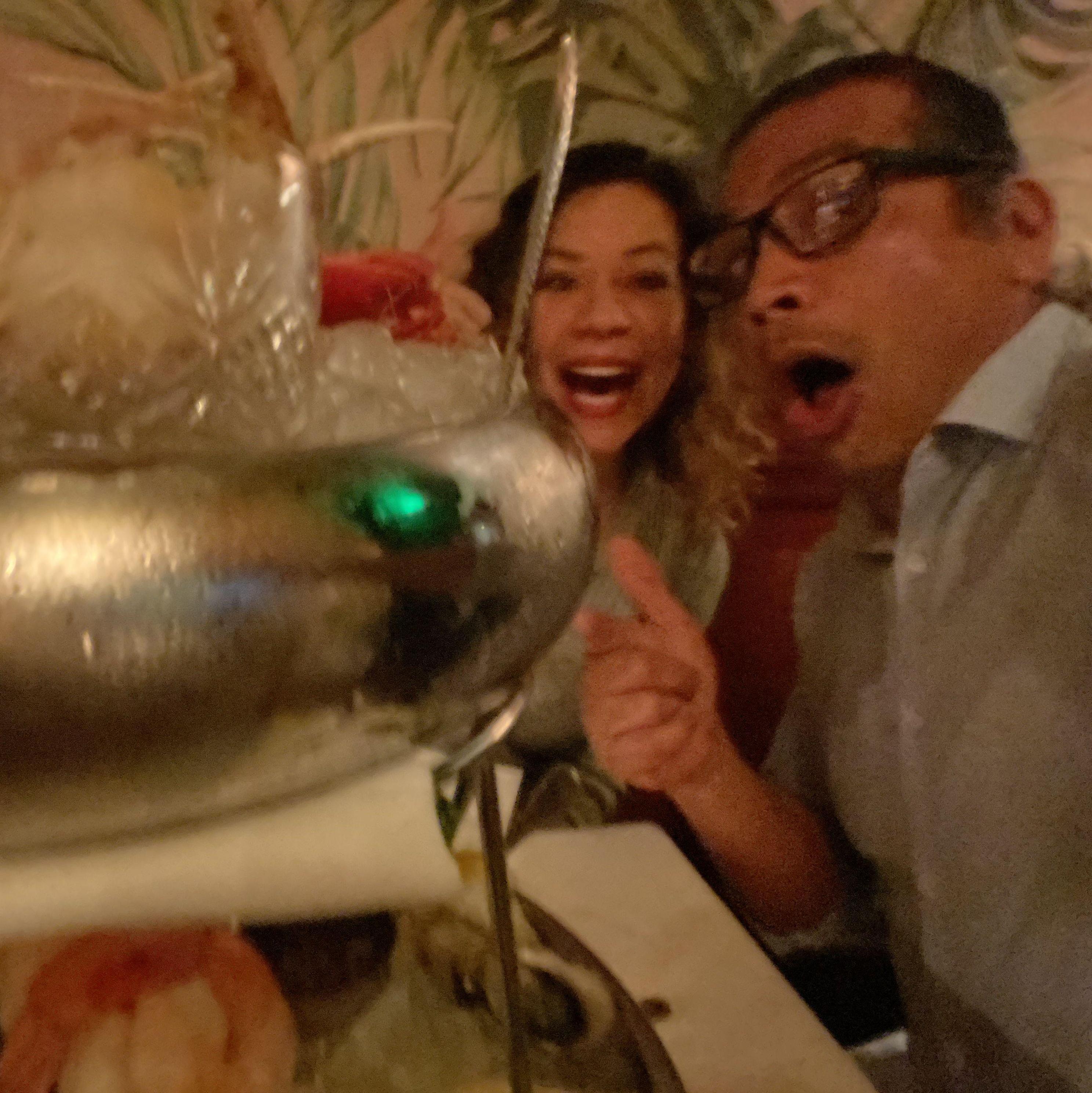 J's Bday Seafood Tower at the amazing Leo's Oyster Bar.