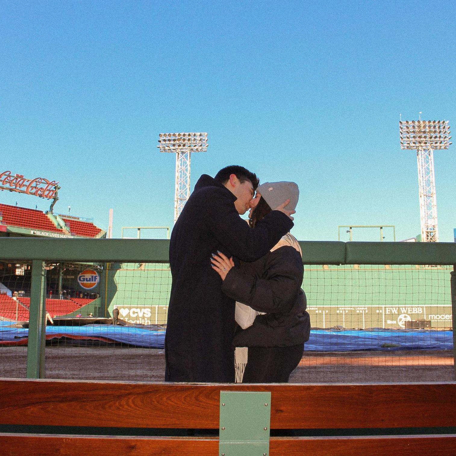 Andrew's Proposal at Fenway!