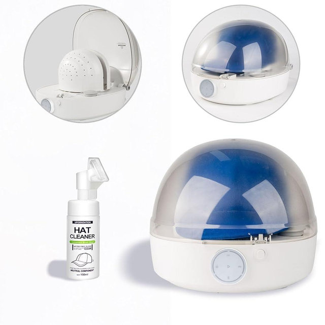 INNOPAW Automatic Cap Cleaner with steam and Dry,steam Cleaning&Ironing and Drying for Bucket Baseball Cap,hat Cleaner&Dryer for Trucker hat etc.…