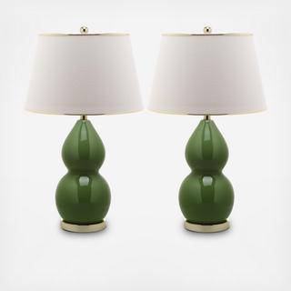 Double Gourd Table Lamp, Set of 2