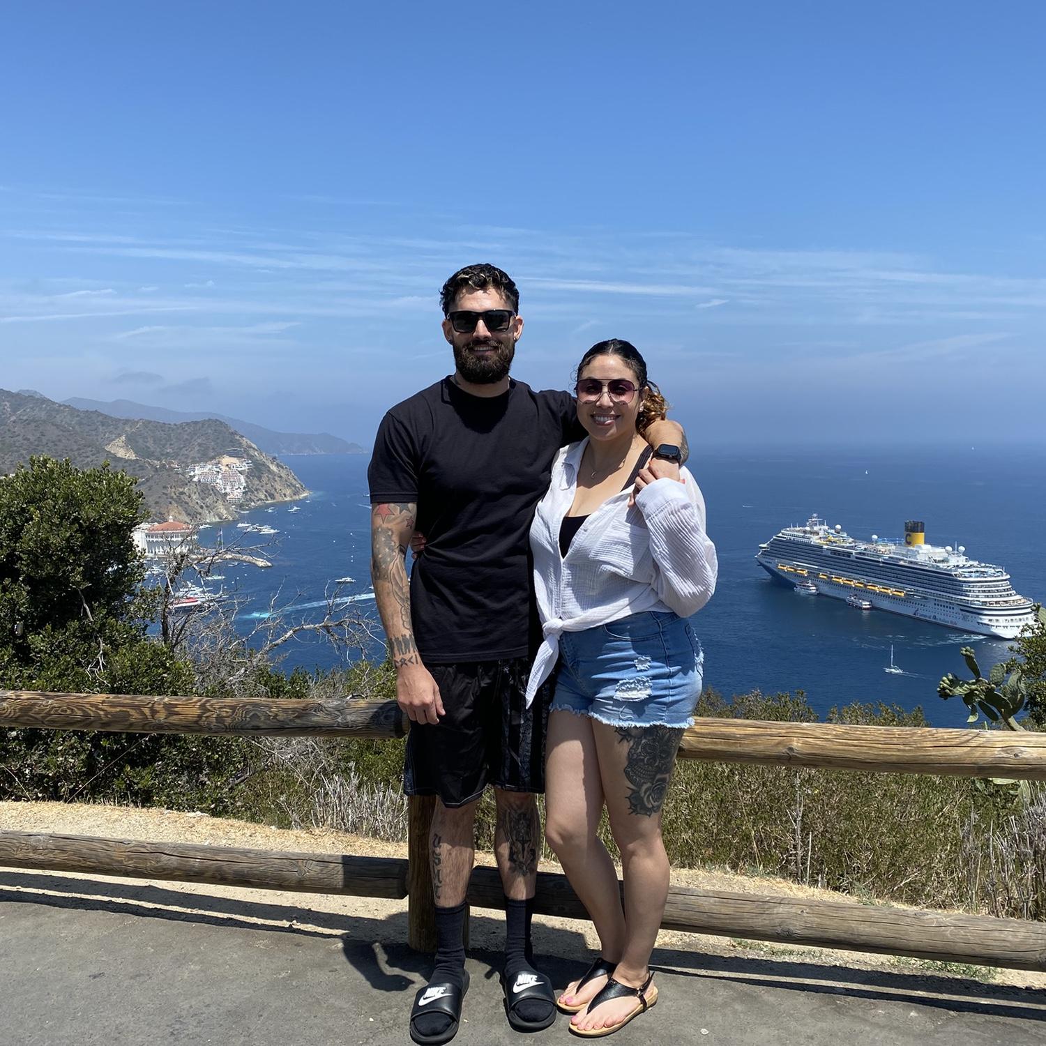 Lookout point on Catalina Island