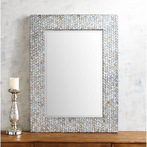 Mother of pearl mirror