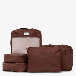 Packing Cubes Set (5 Pieces) in Walnut
