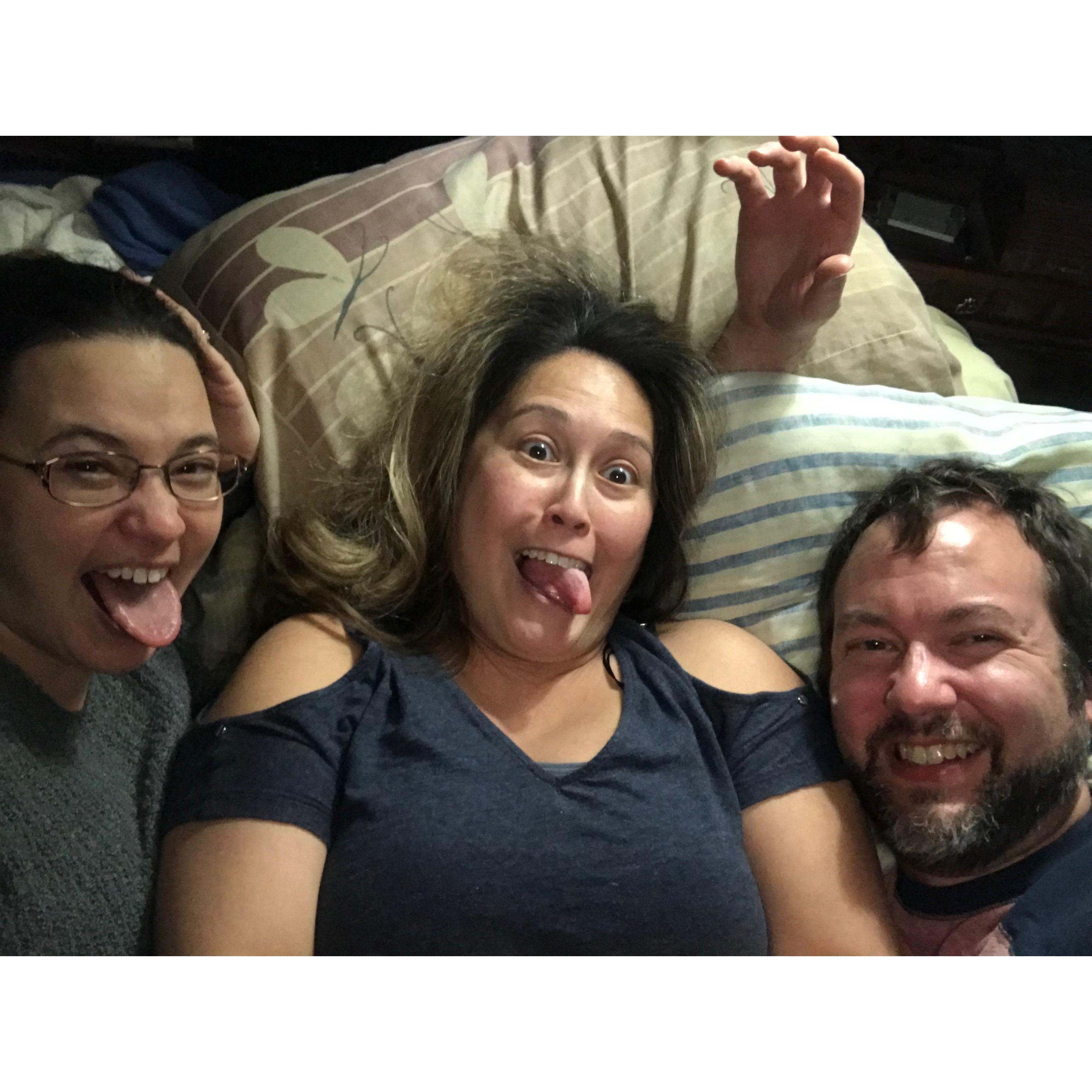 Christmas weekend, being goofy