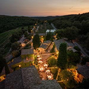 Dinner in Medieval Village
