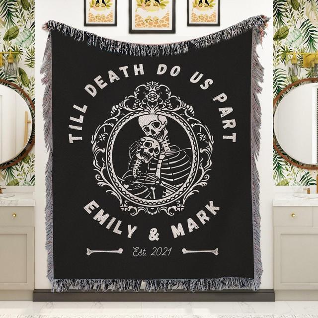 Till death do us part custom woven...