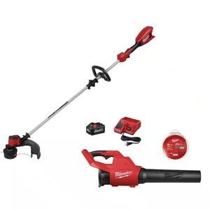 M18 Brushless 18V 16 in. Cordless Battery String Trimmer Kit w/ M18 Brushless Blower, 0.095 in. x 250 ft. Trimmer Line