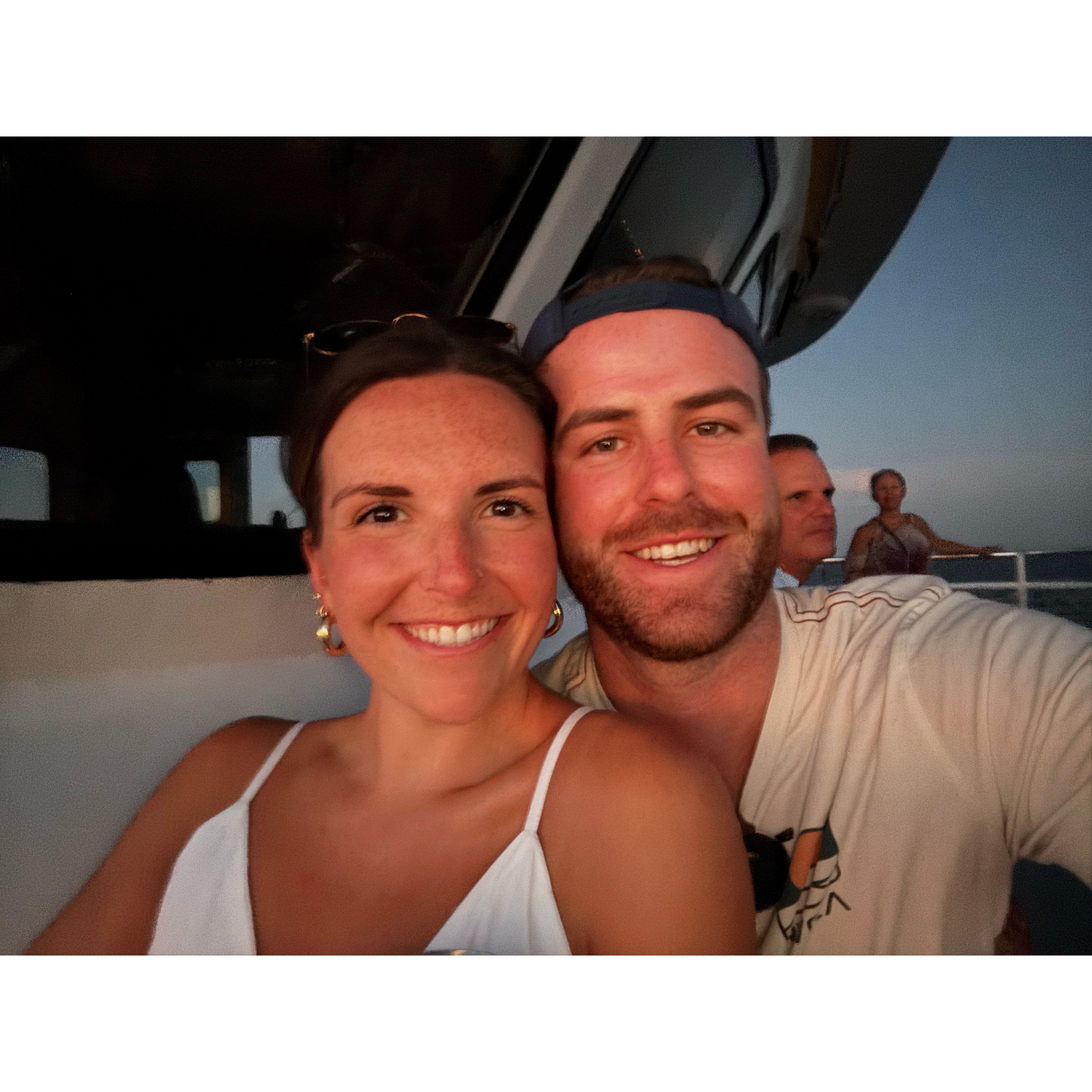 06.09.2024 - Sunset boat ride for Lucas' 27th birthday!