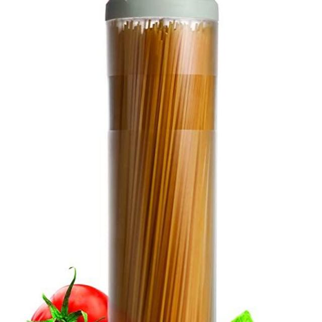Spaghetti Tower Smart Storage Container Pasta Dispenser Jar Canister