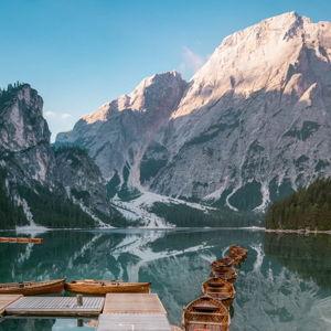 Honeymoon: Boat Rental in the Dolomites