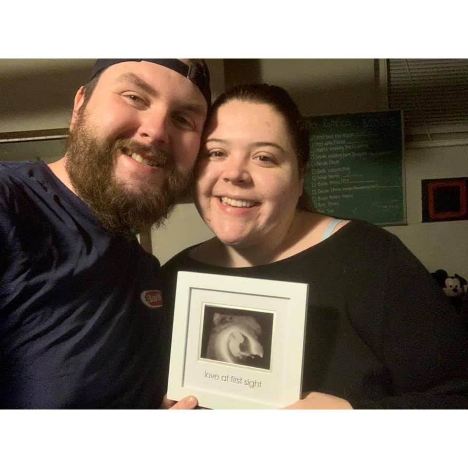 Our little peanut <3 Mommy and Daddy are so excited to meet you!