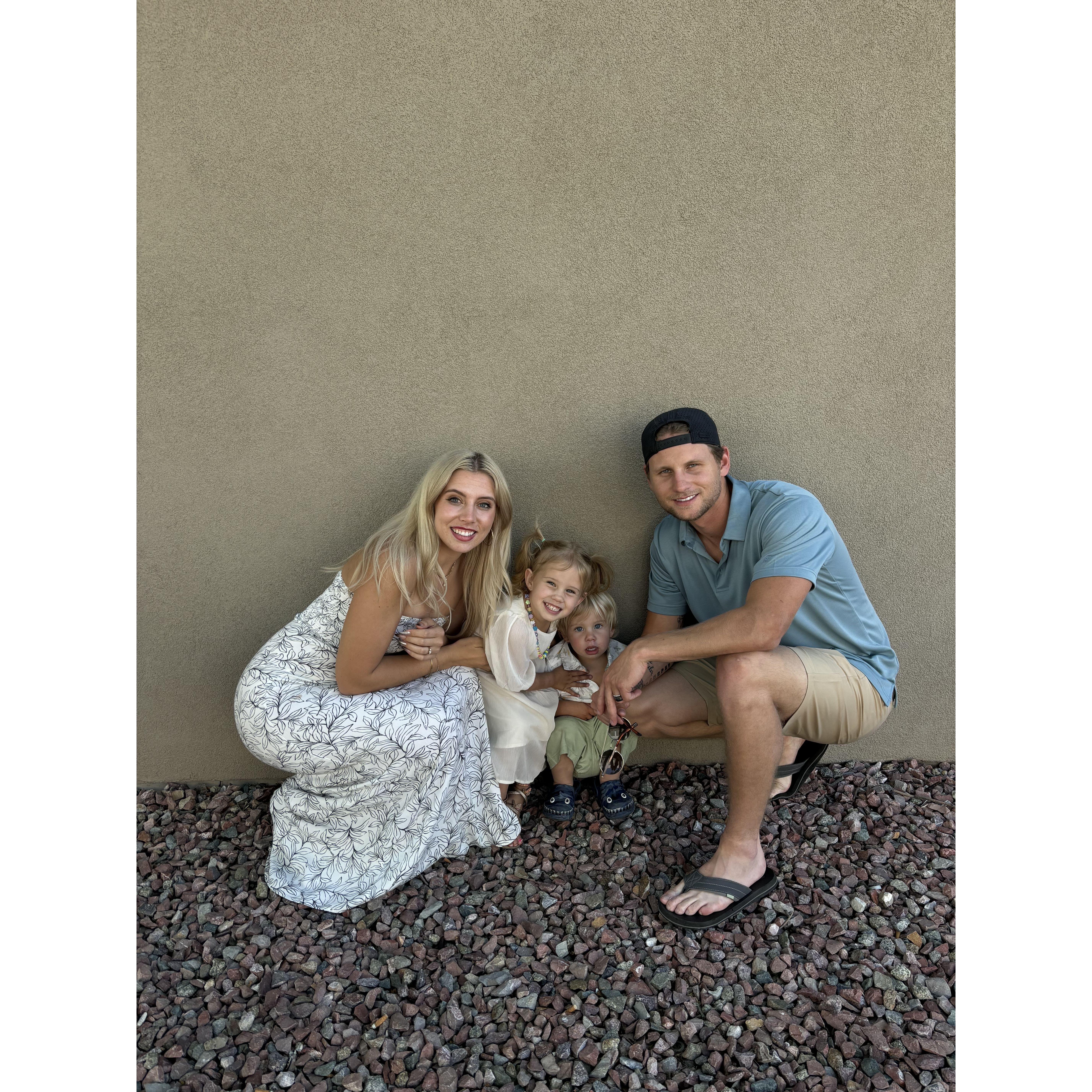 Celine's sister Cat and her Husband Aidan