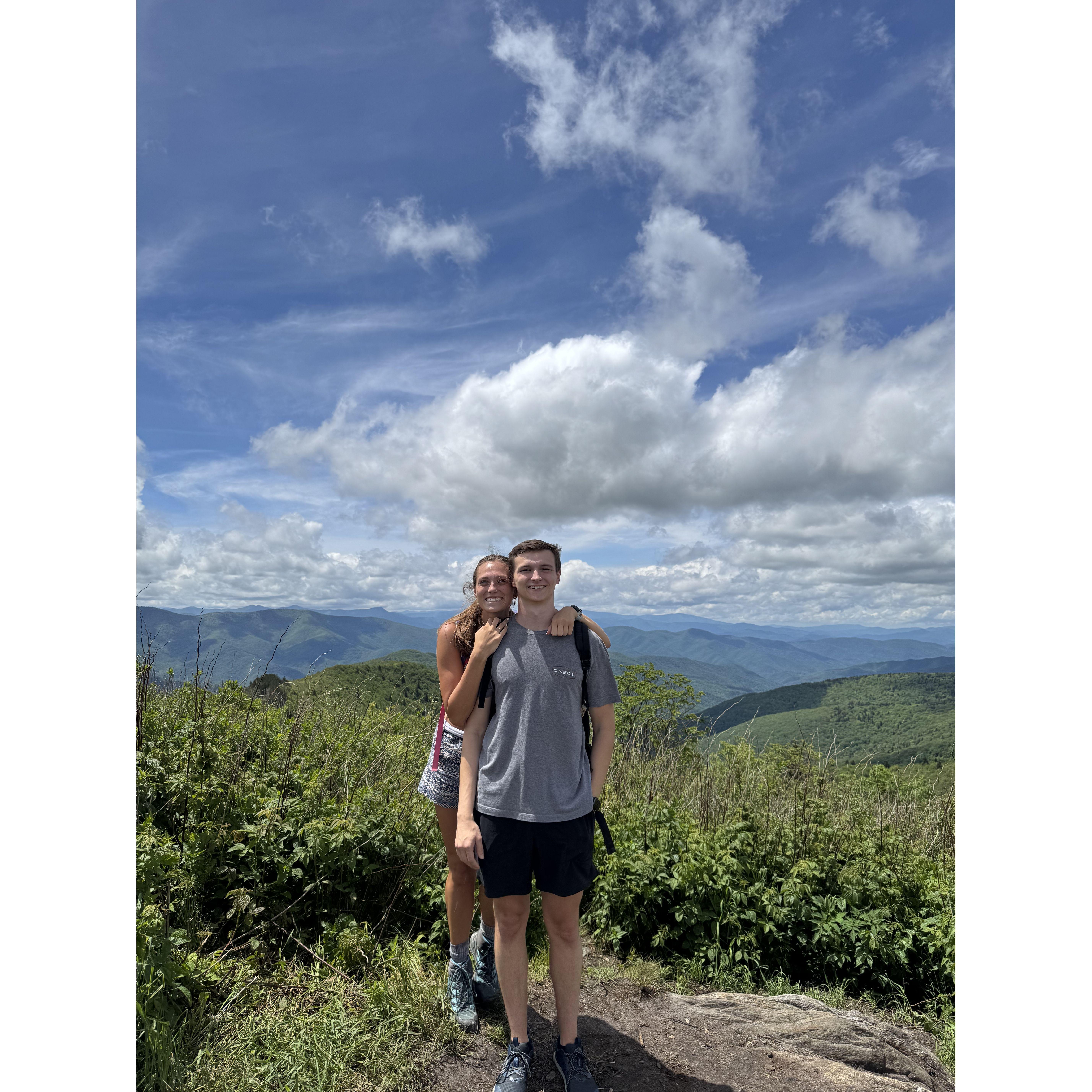 Hiking on the Blue Ridge Parkway