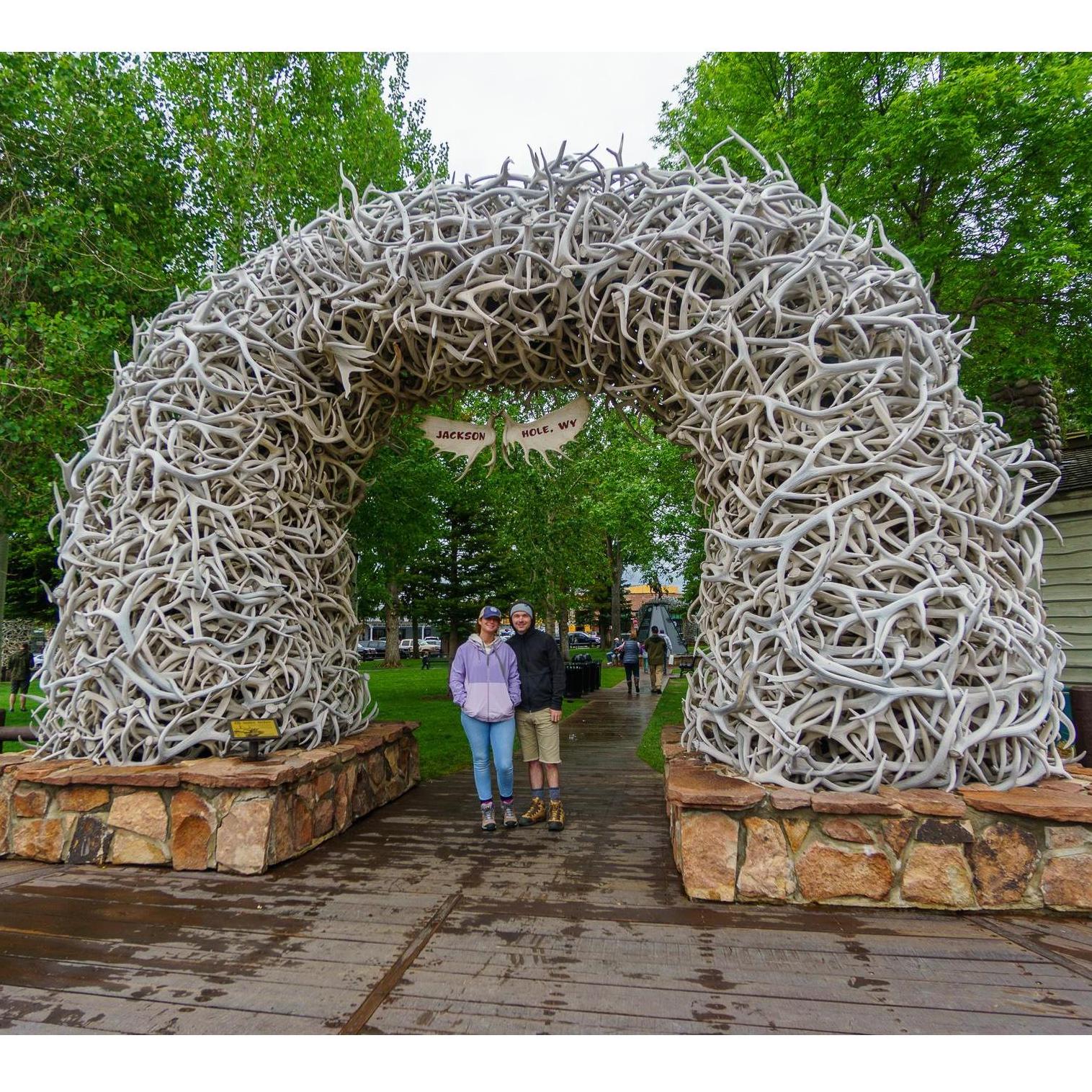 Antler Arch in Jackson Hole, Wyoming.
06/17/2020