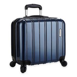 LATITUDE 40N - Latitude 40°N™ Ascent 16-Inch Hardside Rolling Spinner Underseater in Blue
