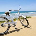 Biking Into Town