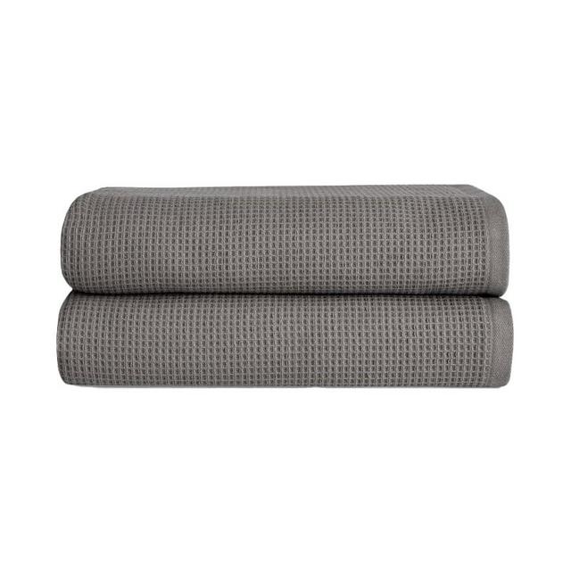 Cozy Earth Charcoal Waffle Bath Sheets