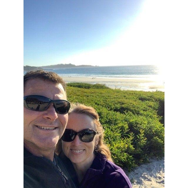 This photo was taken in Carmel on our 5th anniversary of being together.  February 2021
